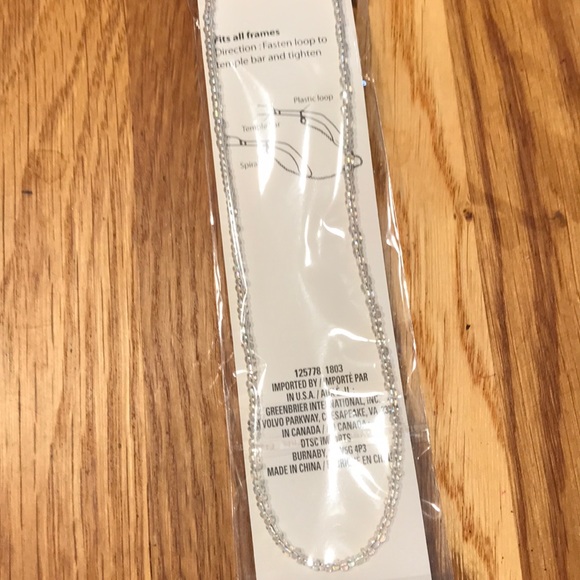 Beaded Eyeglasses Cord 26” New in Packaging - Picture 2 of 3